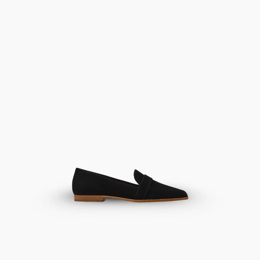Abigail | Women's Classic Leather Loafers - Black