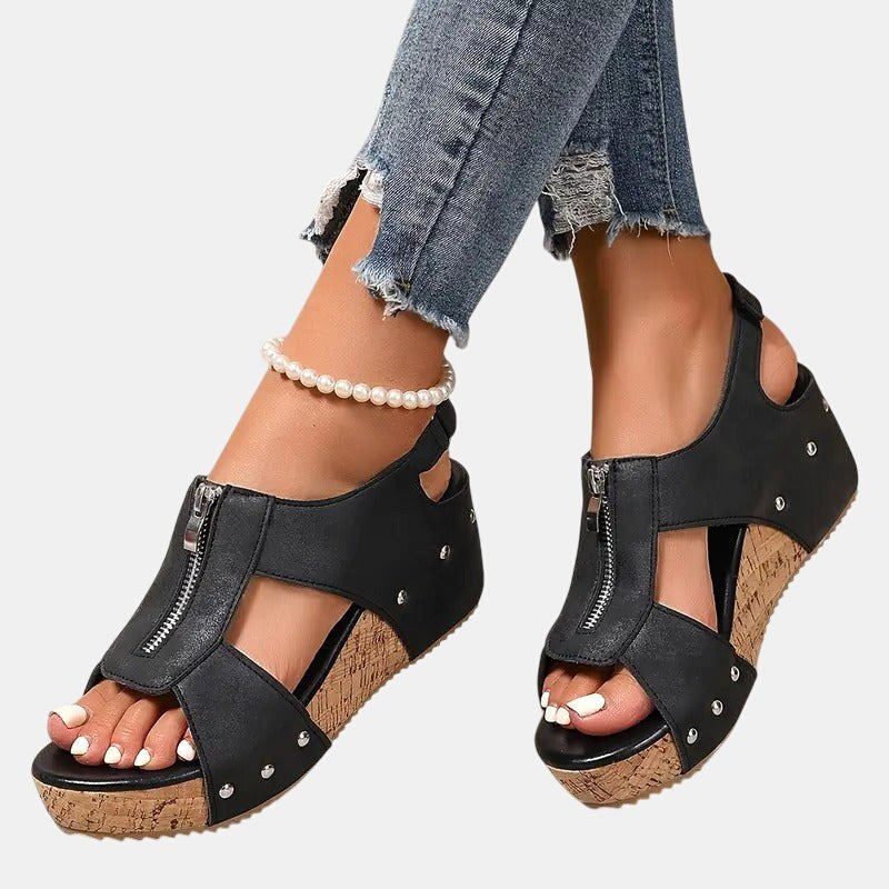 Abigail | Women's Orthopedic Sandals with Zipper - image 4