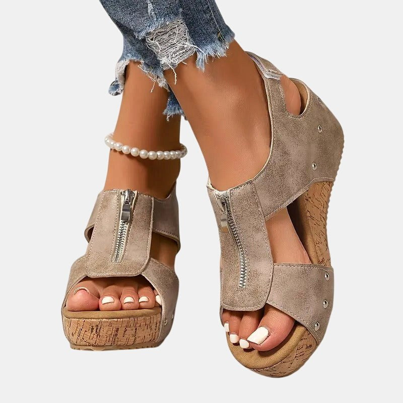 Abigail | Women's Orthopedic Sandals with Zipper - image 7