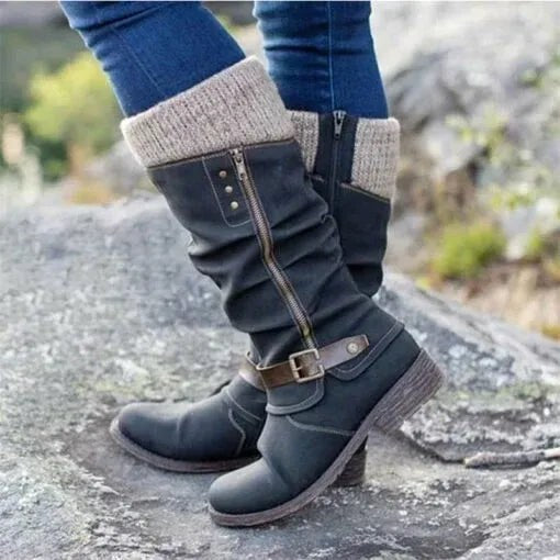 Ada | Women's Orthopedic Boots, Warm Winter Boots | Animated Apparel | Black