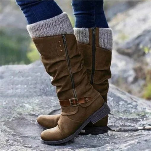 Ada | Women's Orthopedic Boots, Warm Winter Boots | Animated Apparel | Brown