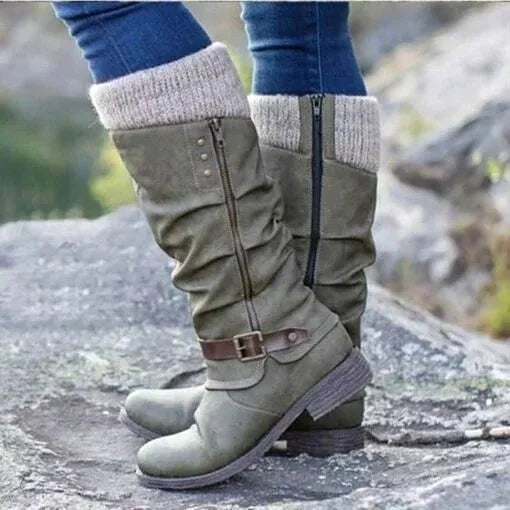 Ada | Women's Orthopedic Boots, Warm Winter Boots | Animated Apparel | Grey