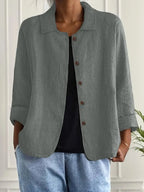 Addison | Women's Classic Lightweight Shirt Cardigan - image 2