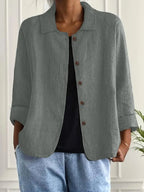 Addison | Women's Classic Lightweight Shirt Cardigan - image 7