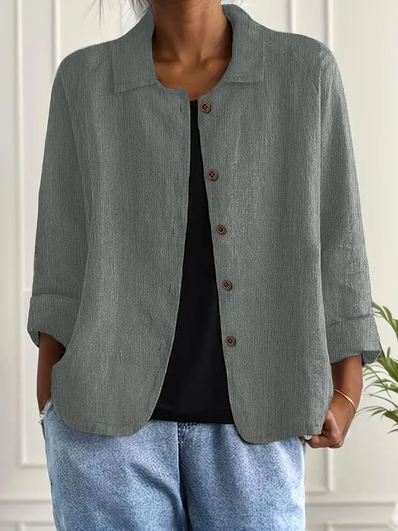 Addison | Women's Classic Lightweight Shirt Cardigan - image 7