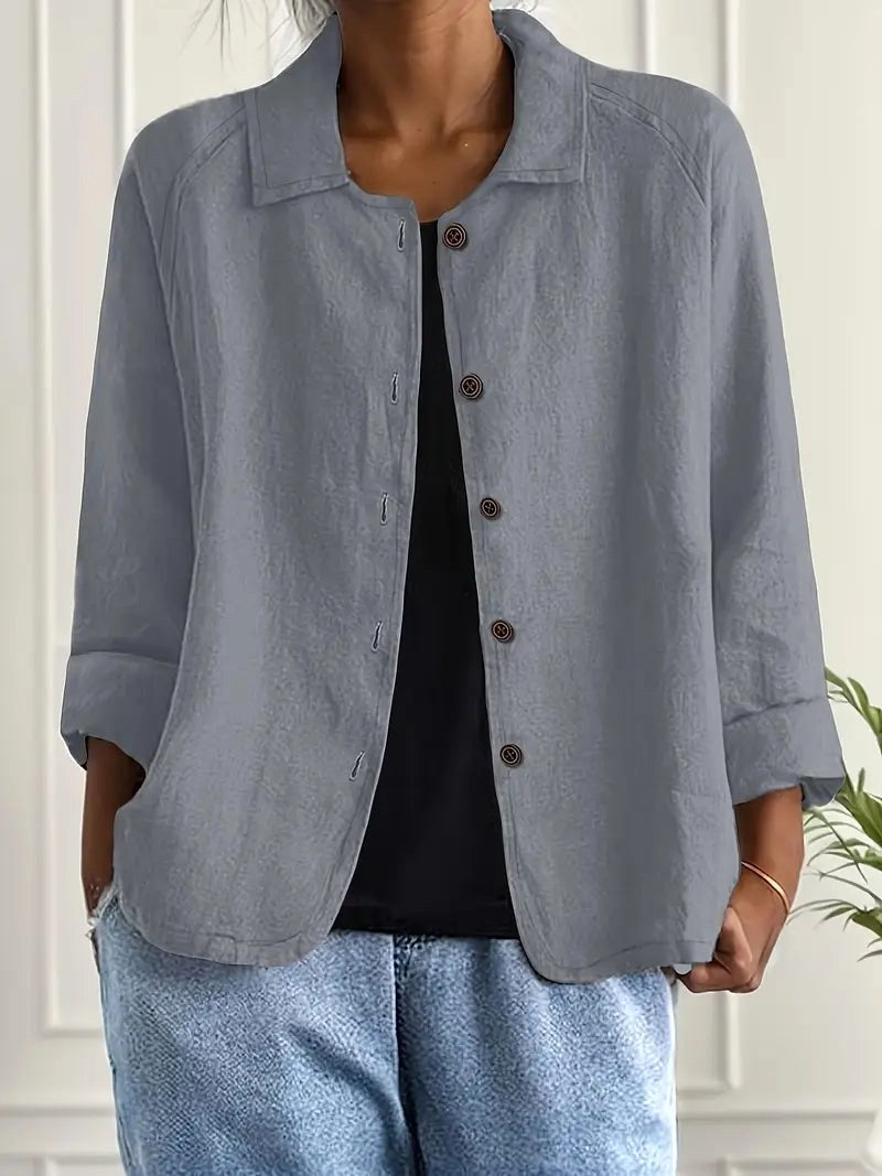Addison | Women's Classic Lightweight Shirt Cardigan - image 9