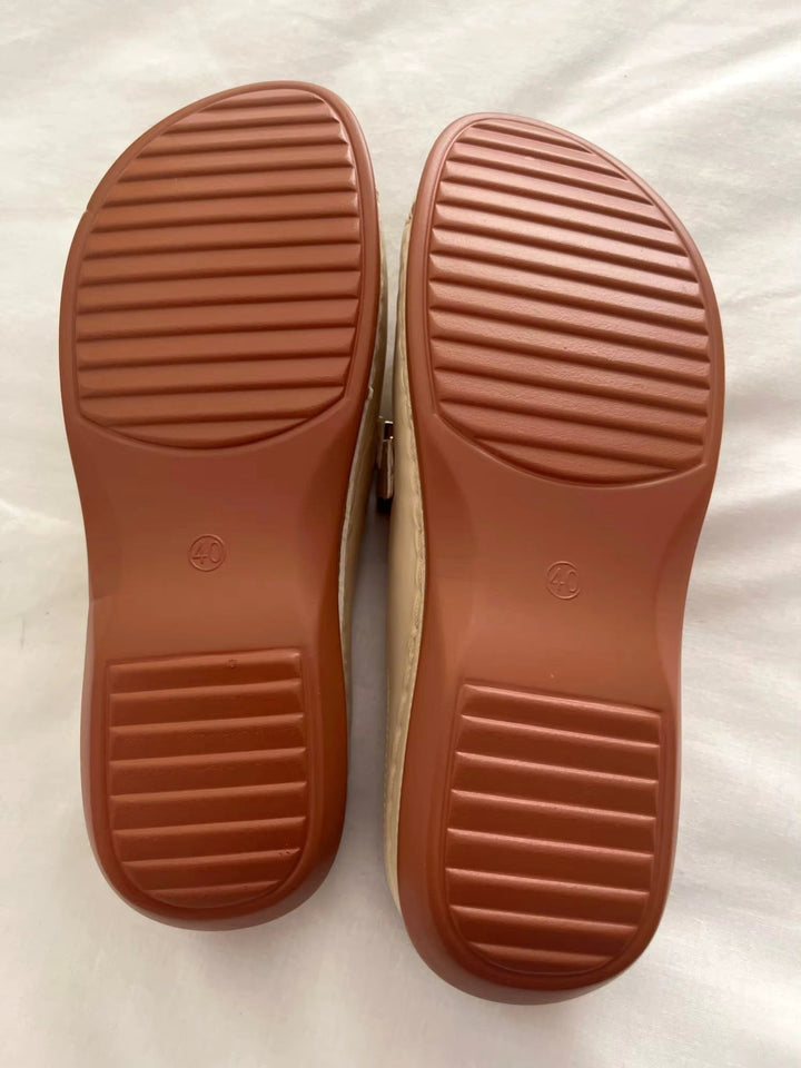 Adele | Women's Orthopedic Wedge Heel Sandals - Pink