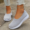Adeline | Women's Orthopaedic Slip-On Trainers, Lightweight Comfort Shoes | Animated Apparel | Gray