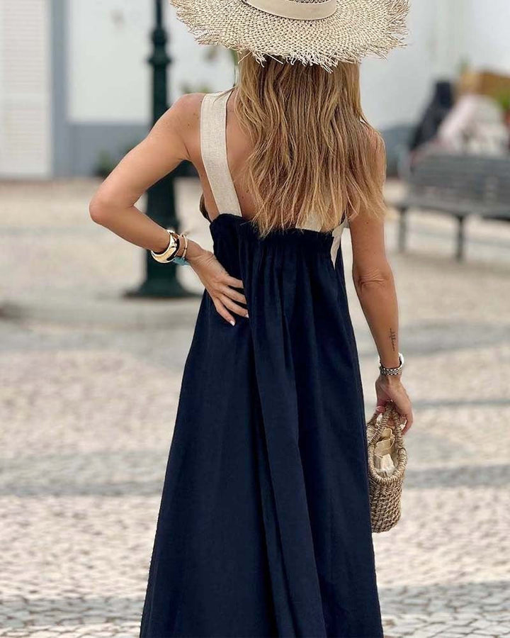 Aimee | Women's Crossed Front Breathable Maxi Dress - image 13