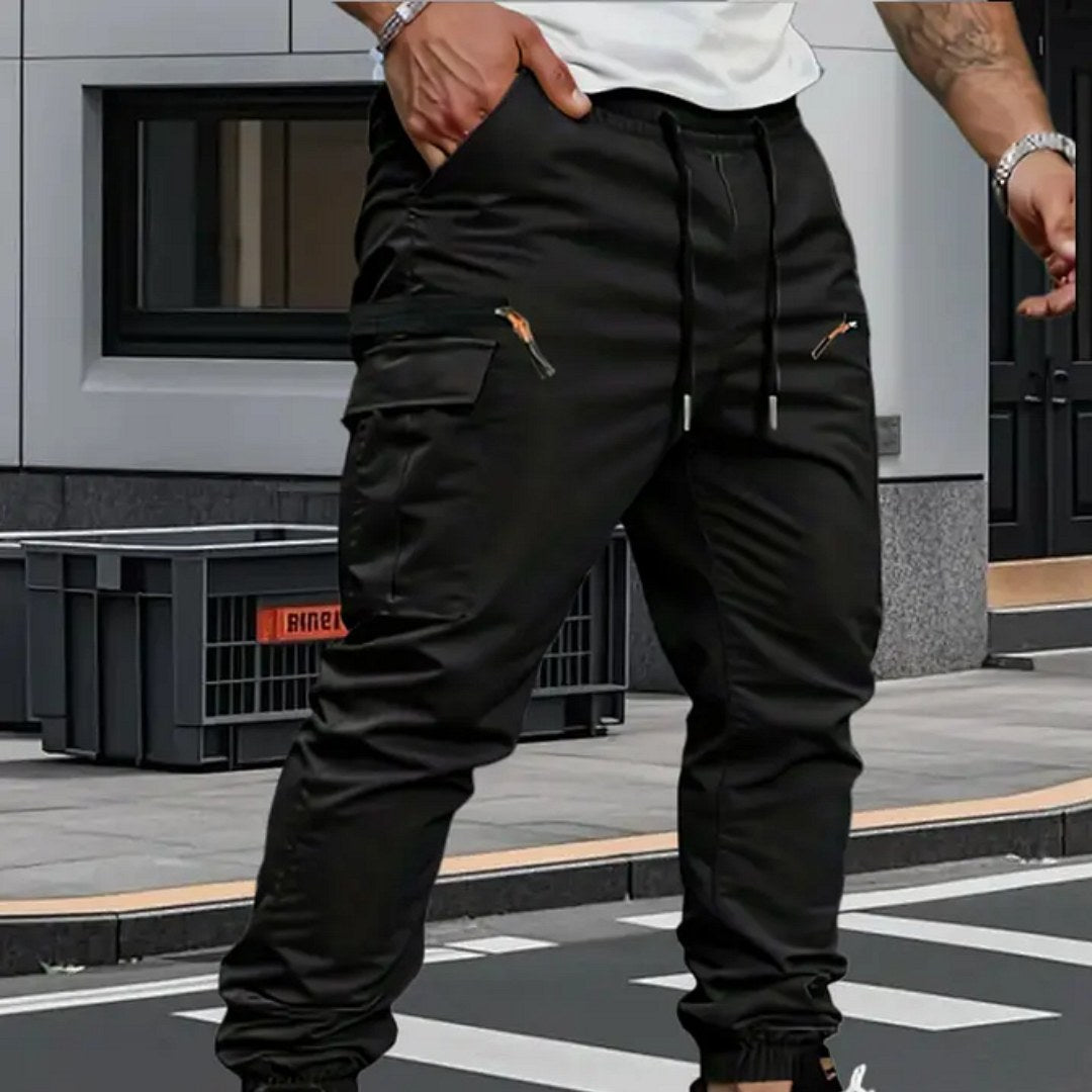 Alastair | Men's Stretch Jogger Trousers, Relaxed Fit Joggers | Animated Apparel