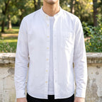 Alex | Women's Long Sleeve Cotton-Blend Shirt, Tailored Button-Up Shirt | Animated Apparel