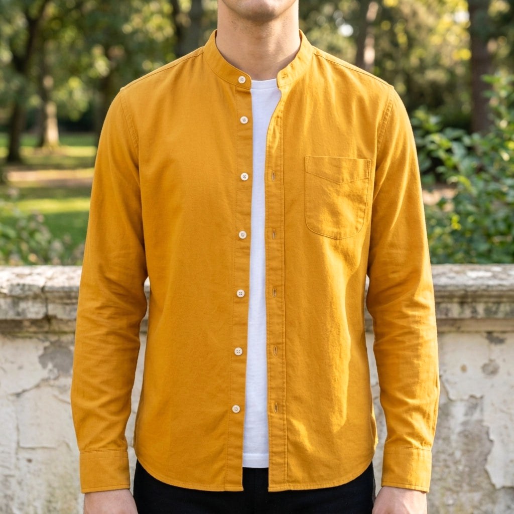 Alex | Women's Long Sleeve Cotton-Blend Shirt, Tailored Button-Up Shirt | Animated Apparel