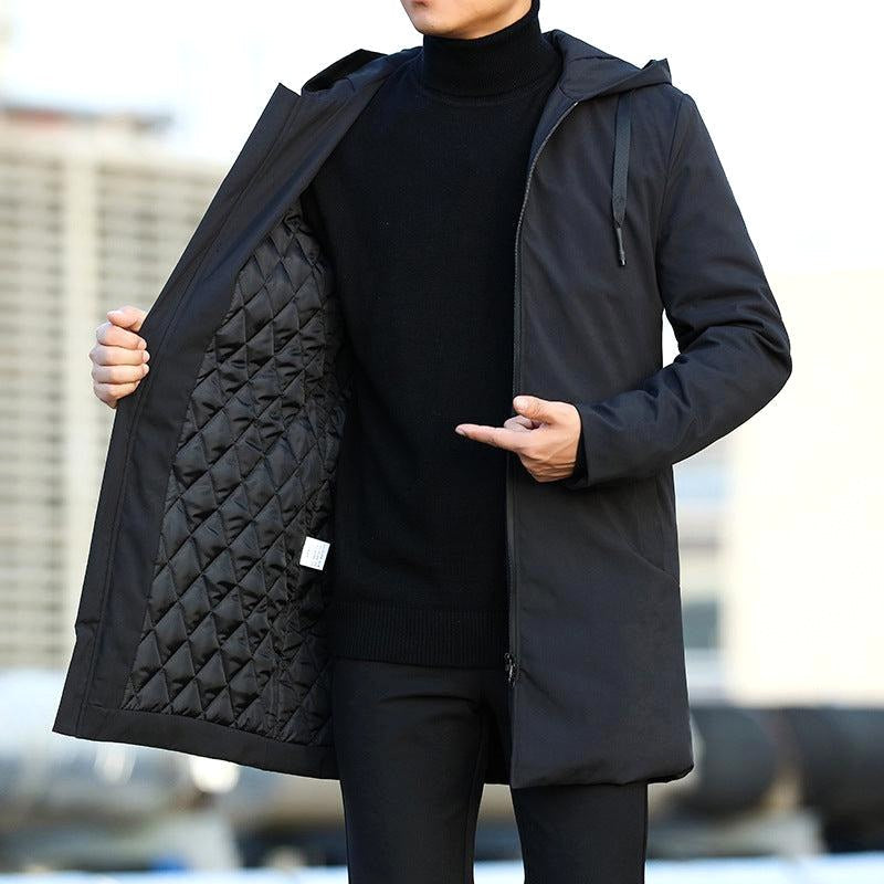 Jack | Men's Waterproof Insulated Winter Jacket, Hooded Cold-Weather Coat | Animated Apparel