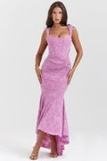 Alicja | Women's Lace Evening Dress with Fitted Silhouette, Elegant Evening Dress | Animated Apparel
