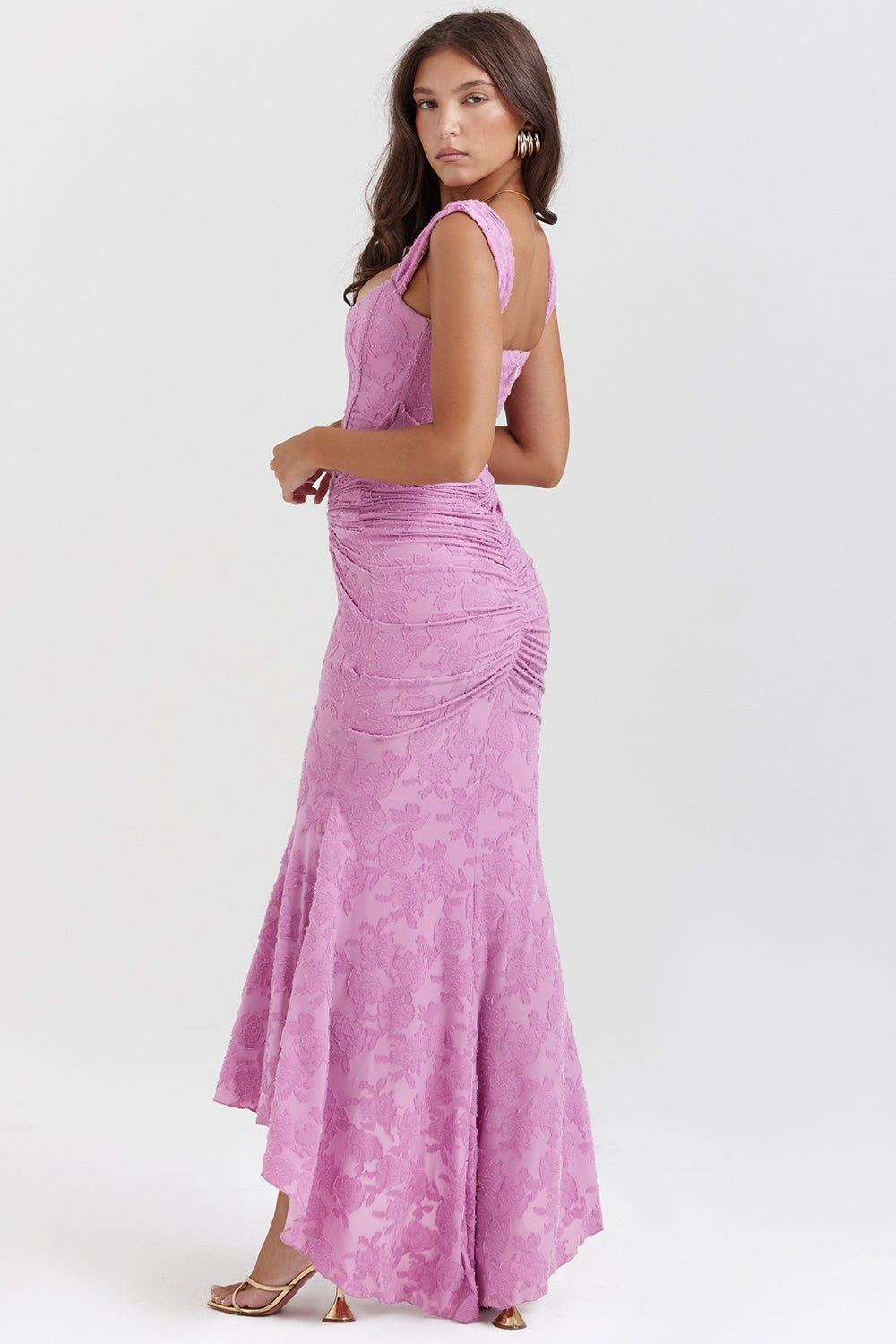 Alicja | Women's Lace Evening Dress with Fitted Silhouette, Elegant Evening Dress | Animated Apparel