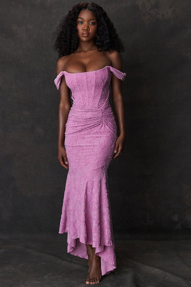 Alicja | Women's Lace Evening Dress with Fitted Silhouette, Elegant Evening Dress | Animated Apparel