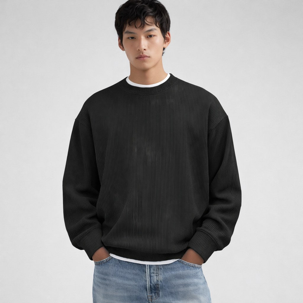 Cameron | Men's High-Neck Knit Jumper, Fitted Turtleneck Jumper | Animated Apparel