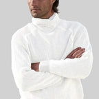 Cameron | Men's High-Neck Knit Jumper, Fitted Turtleneck Jumper | Animated Apparel