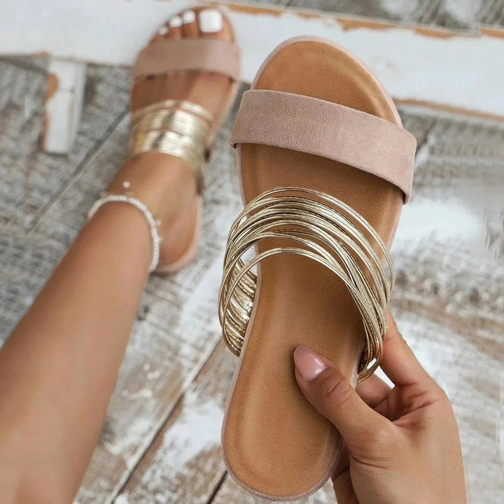Alma | Women's Comfortable Orthopedic Sandals - Khaki