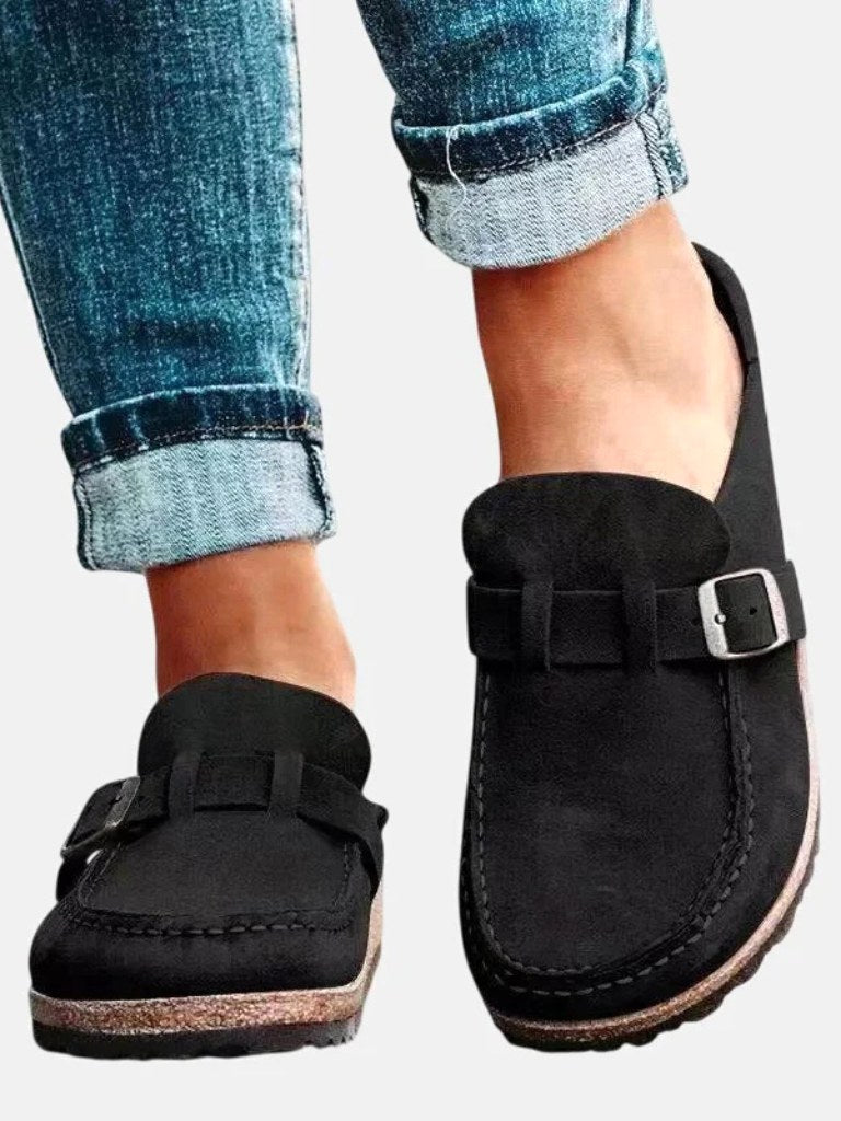 Amberly | Women's Comfort Clogs - Black