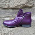 Amelia | Women's Orthopedic Ankle Boots, Gel-Sole Supportive Boots | Animated Apparel | Purple