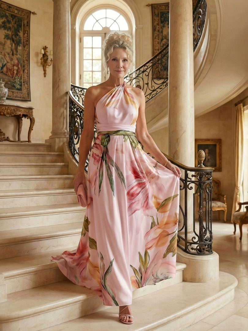 Amiel | Women's Sleeveless Floral Maxi Dress - image 13
