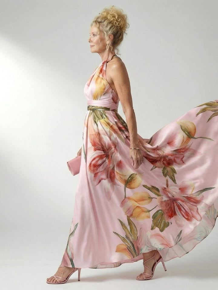 Amiel | Women's Sleeveless Floral Maxi Dress - image 9