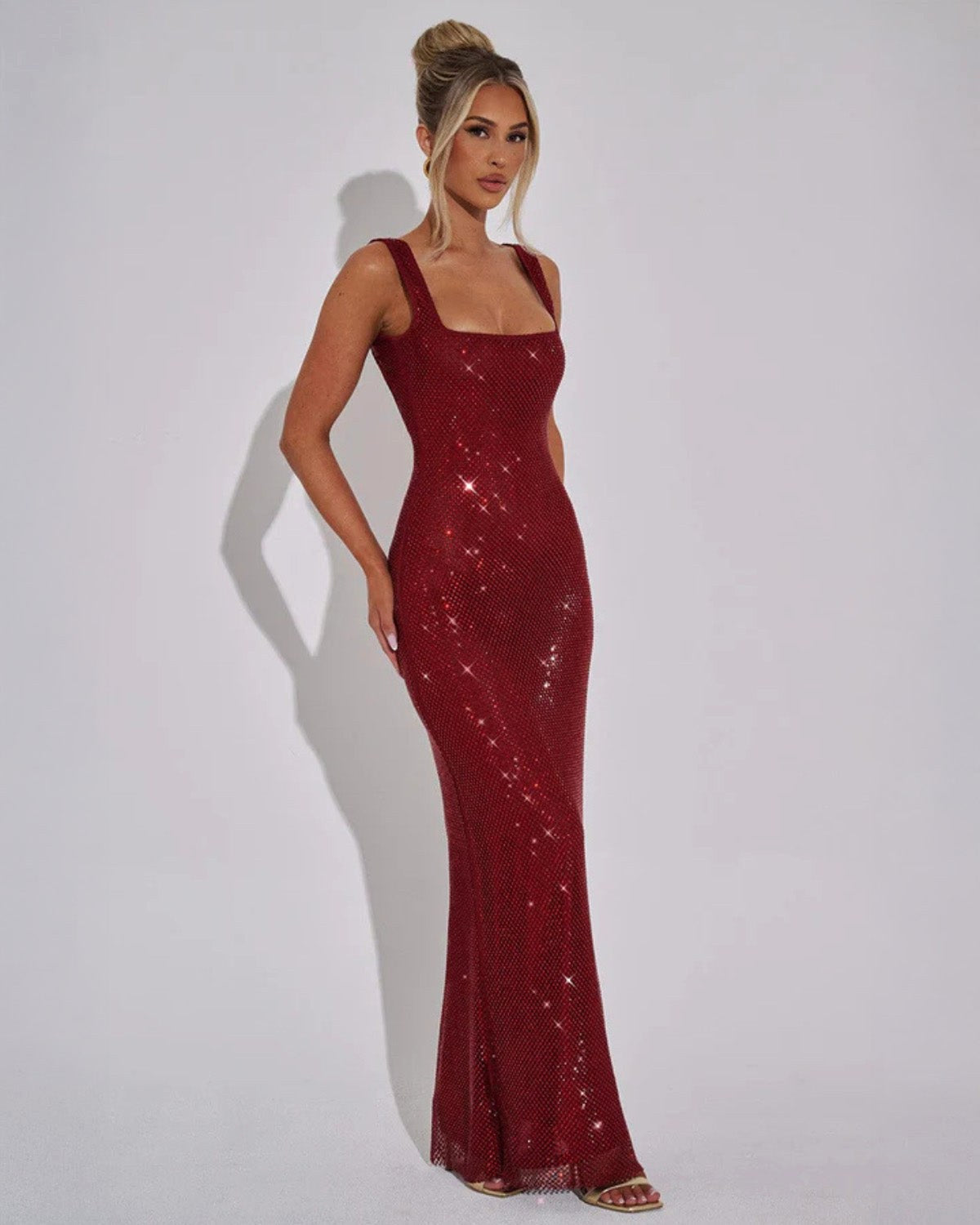 Anastasia | Women's Embellished Evening Gown - Black