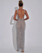 Anastasia | Women's Embellished Evening Gown - Green