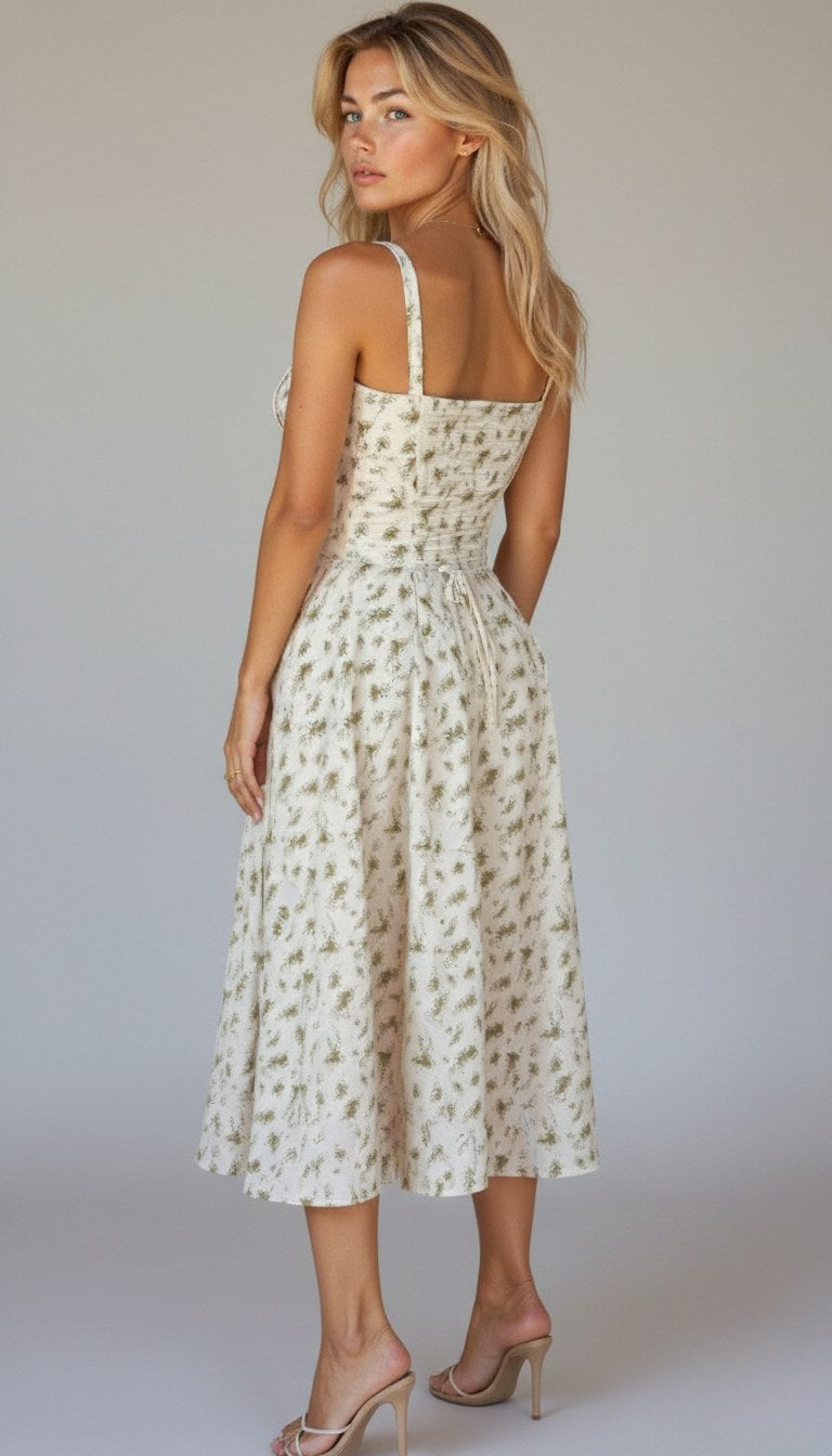 Anika | Women's Bustier Midi Dress - image 10