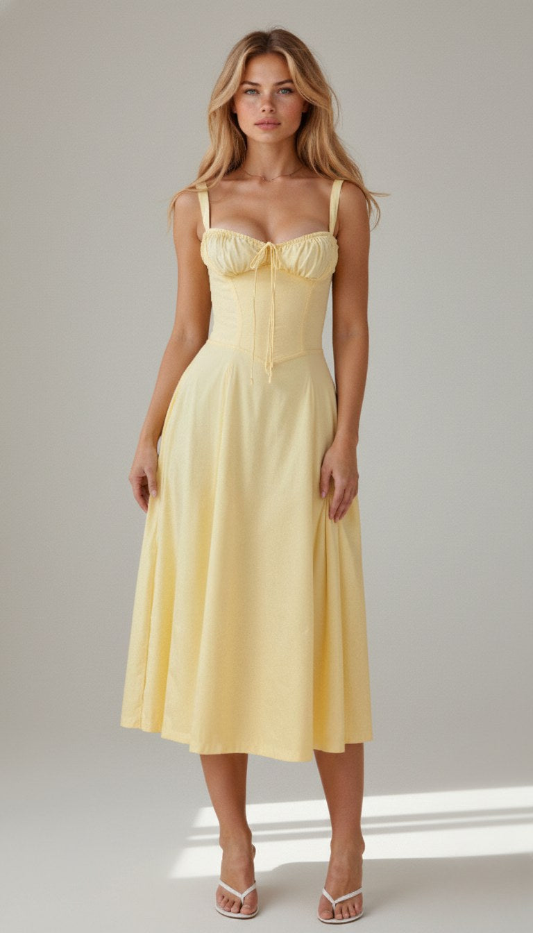 Anika | Women's Bustier Midi Dress - image 13