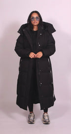 Claire | Women's Long Quilted Winter Coat, Tailored Fitted Jacket | Animated Apparel