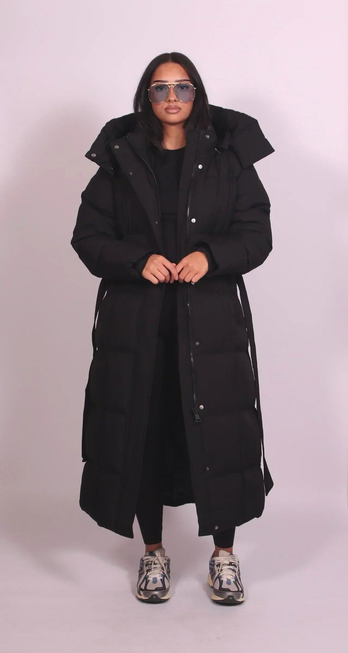 Claire | Women's Long Quilted Winter Coat, Tailored Fitted Jacket | Animated Apparel