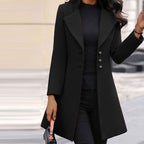 Annette | Women's Wool Tailored Coat, Prestige Winter Coat | Animated Apparel