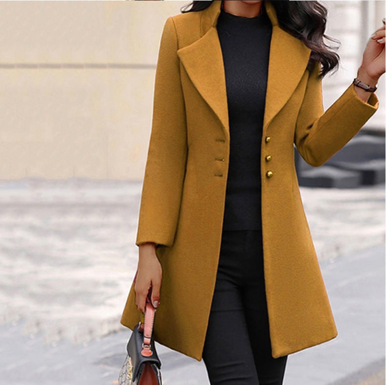 Annette | Women's Wool Tailored Coat, Prestige Winter Coat | Animated Apparel