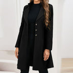 Annette | Women's Wool Tailored Coat, Prestige Winter Coat | Animated Apparel