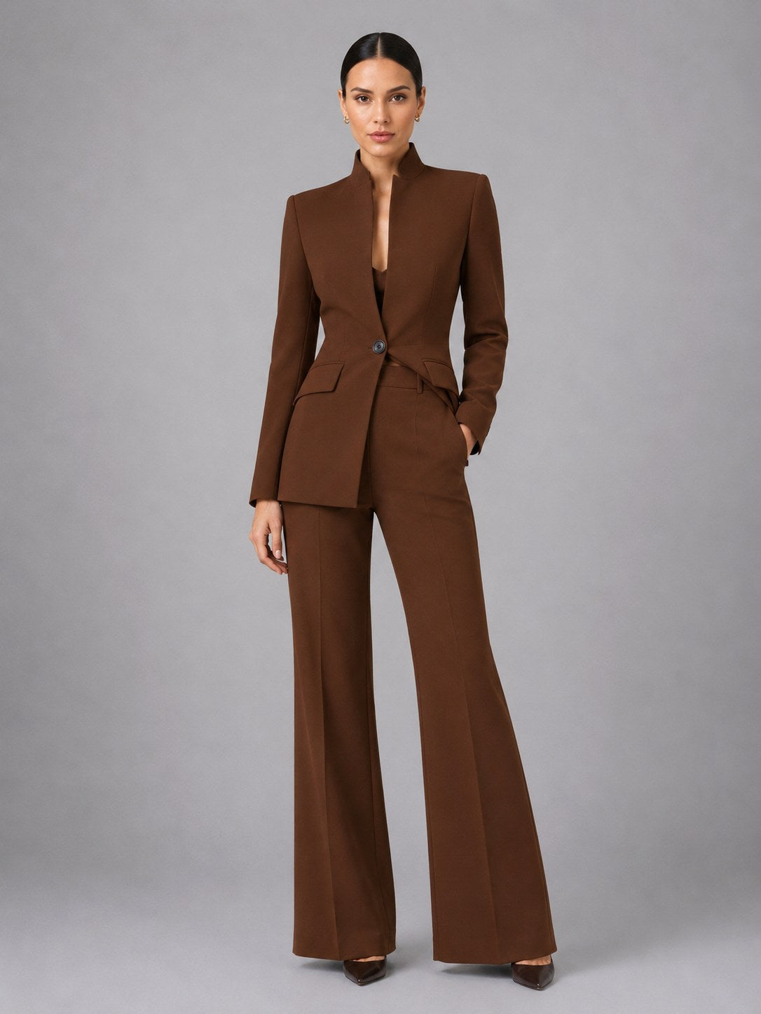 Annie | Women's Tailored Blazer & Trouser Suit Set, Smart Two-Piece Suit | Animated Apparel