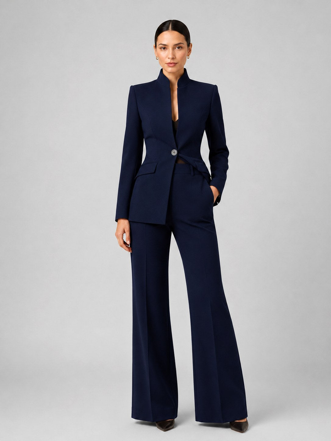 Annie | Women's Tailored Blazer & Trouser Suit Set, Smart Two-Piece Suit | Animated Apparel