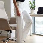 Antonina | Women's High-Waisted Wide-Leg Trousers, Smart Tailored Trousers | Animated Apparel