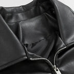 Archie | Men's Oversized Leather Bomber Jacket, Street Style Jacket | Animated Apparel