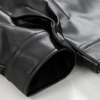 Archie | Men's Oversized Leather Bomber Jacket, Street Style Jacket | Animated Apparel