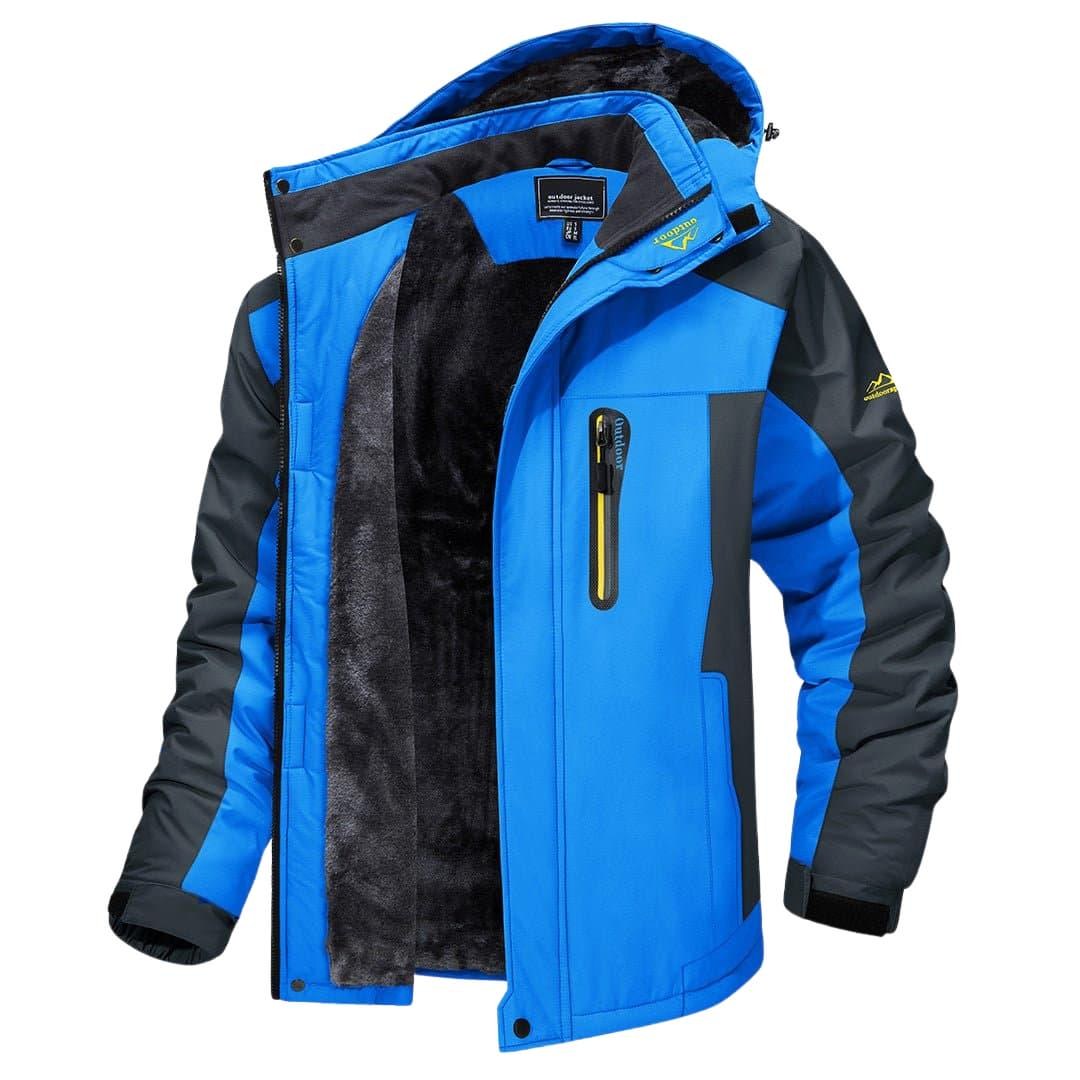 Leo | Men's Waterproof Breathable Outdoor Jacket, Hooded Rain Jacket | Animated Apparel
