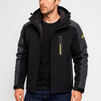 Leo | Men's Waterproof Breathable Outdoor Jacket, Hooded Rain Jacket | Animated Apparel