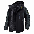 Leo | Men's Waterproof Breathable Outdoor Jacket, Hooded Rain Jacket | Animated Apparel