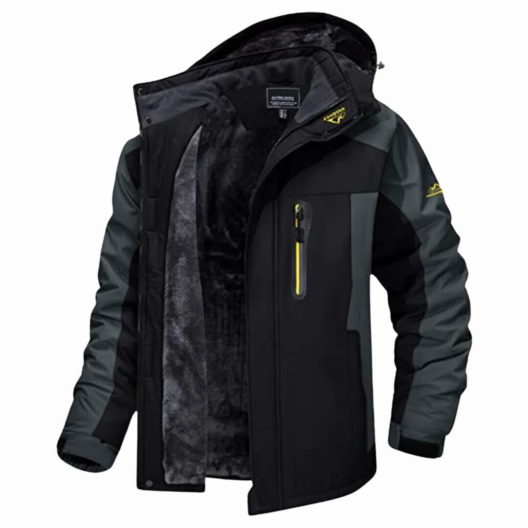 Leo | Men's Waterproof Breathable Outdoor Jacket, Hooded Rain Jacket | Animated Apparel