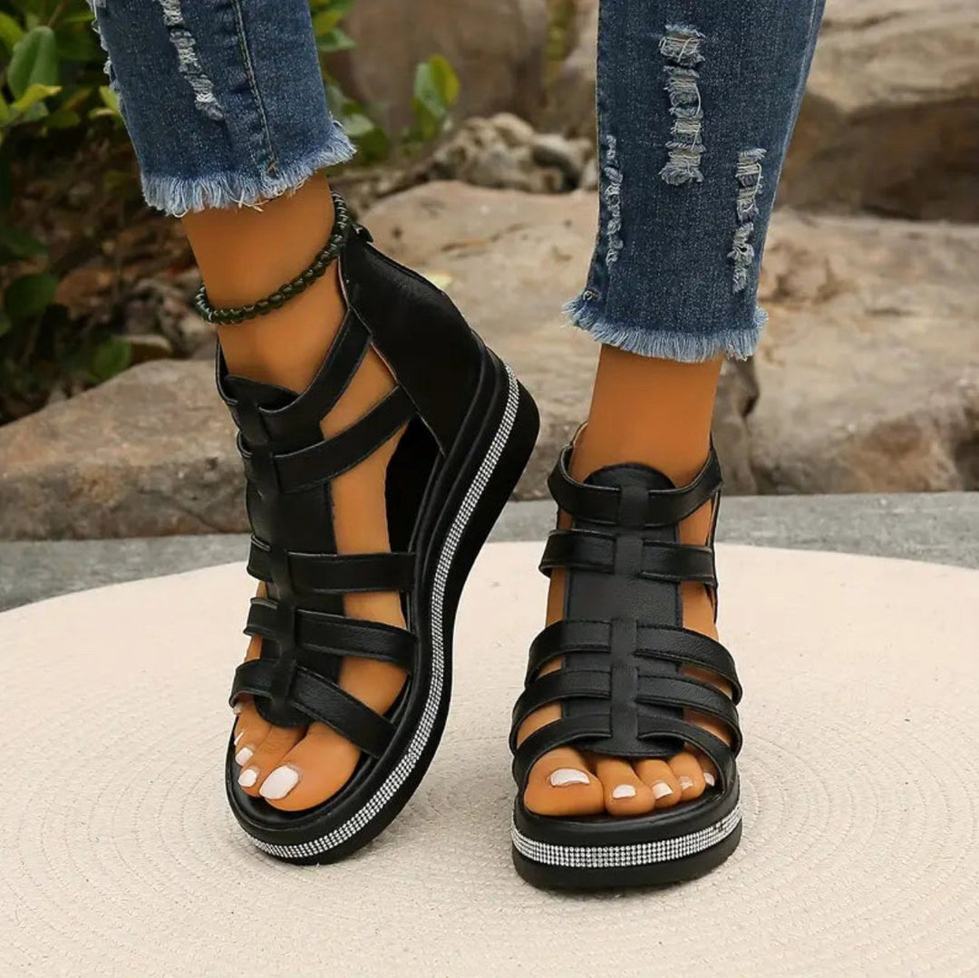 Audrey | Women's Elegant Wedge Sandals - image 9