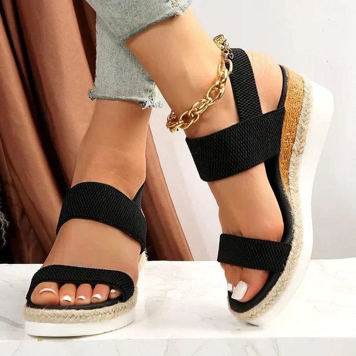 Autumn | Women's Orthopedic Platform Sandals - Blue
