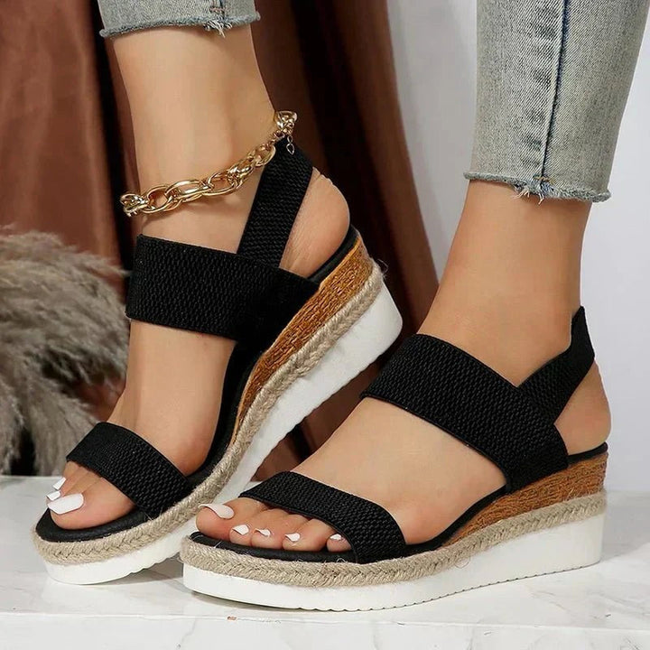 Autumn | Women's Orthopedic Platform Sandals - Grey