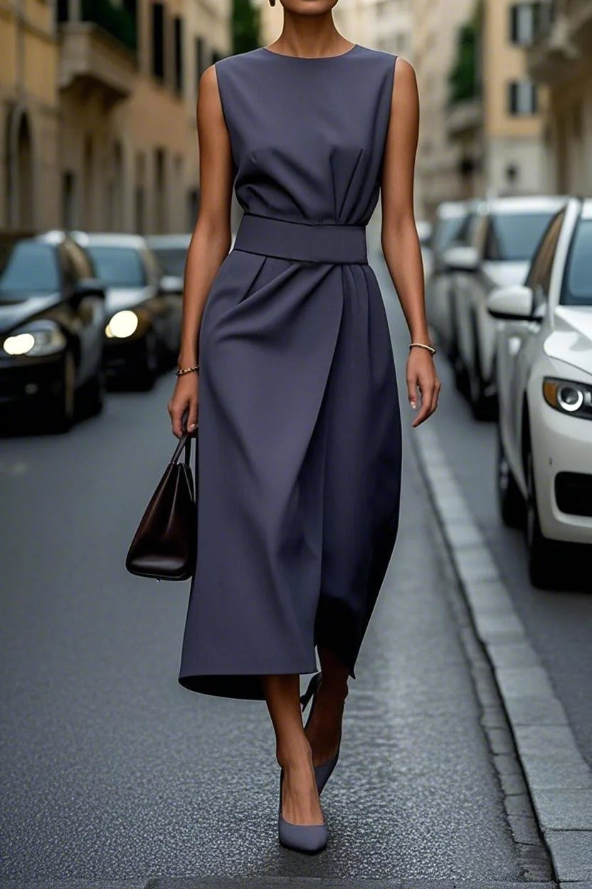 Avery | Women's Elegant Midi Dress - Style 16