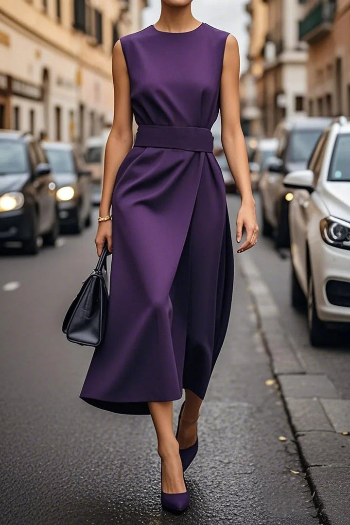 Avery | Women's Elegant Midi Dress - Style 17